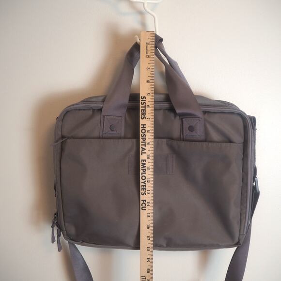 Dagne Dover Berlin Travel Brief Case in Ash 16" Laptop Bag Messenger Like New - Picture 5 of 16